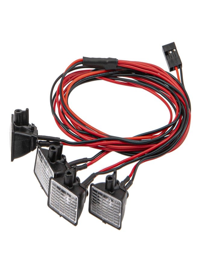 Vgoohobby RC 4-Led LED Light Headlights with Light Cover Lampshade RC Crawler Roof Light Bar Lamp Compatible with Traxxas Axial SCX10 Tamiya CC01 D90 1/10 RC Crawler Car(White) - Image 1