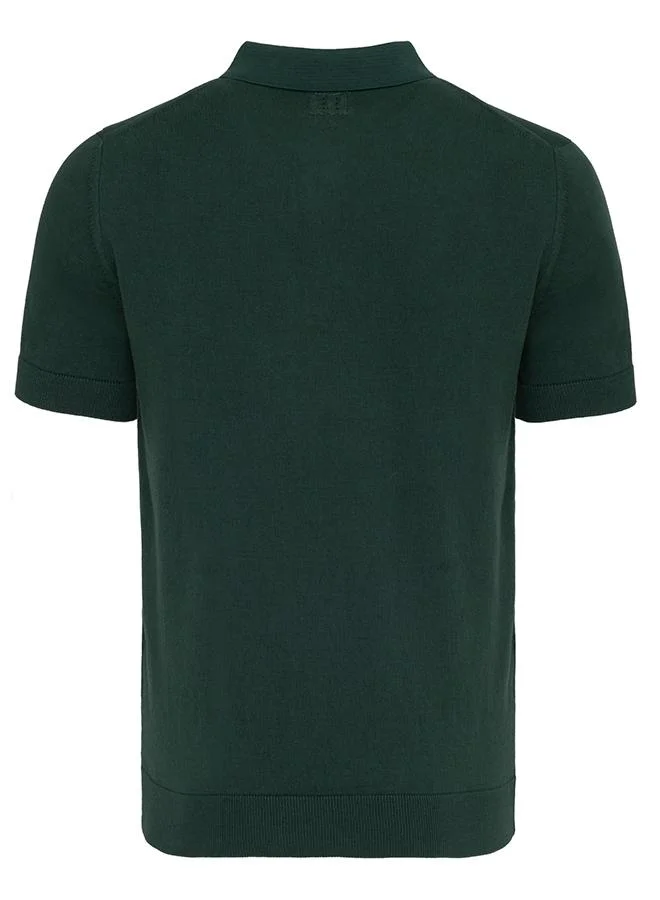 FELIX HARDY Darkgreen-Blue Men's 100% Cotton Polo Shirt Short Sleeve Pack of 2 for Men | Best Price UAE