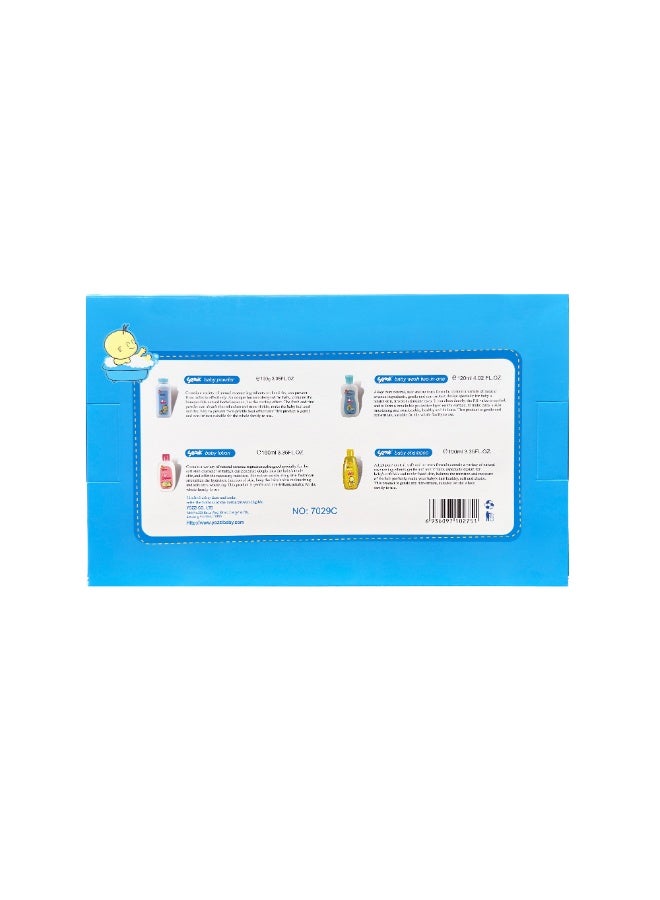 Sbook Good Baby Care Set 2-in-1 Baby Wash 120ml, Baby Shampoo 100ml, Baby Lotion 100ml, Baby Powder 100g - Image 2