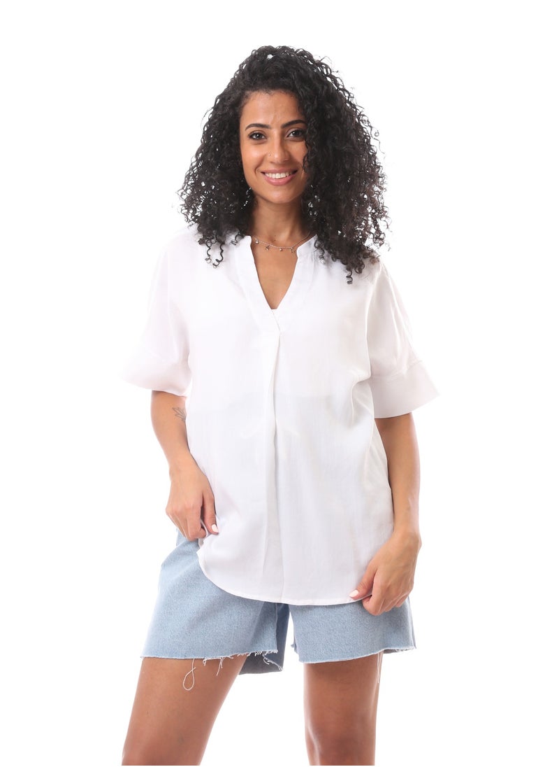 MERCH - Loose Blouse Half Sleeve Viscose - Image 1
