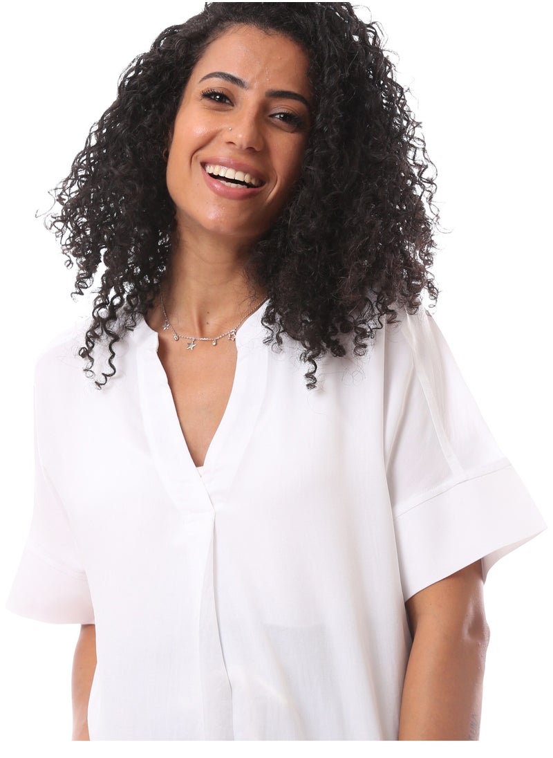 MERCH - Loose Blouse Half Sleeve Viscose - Image 1