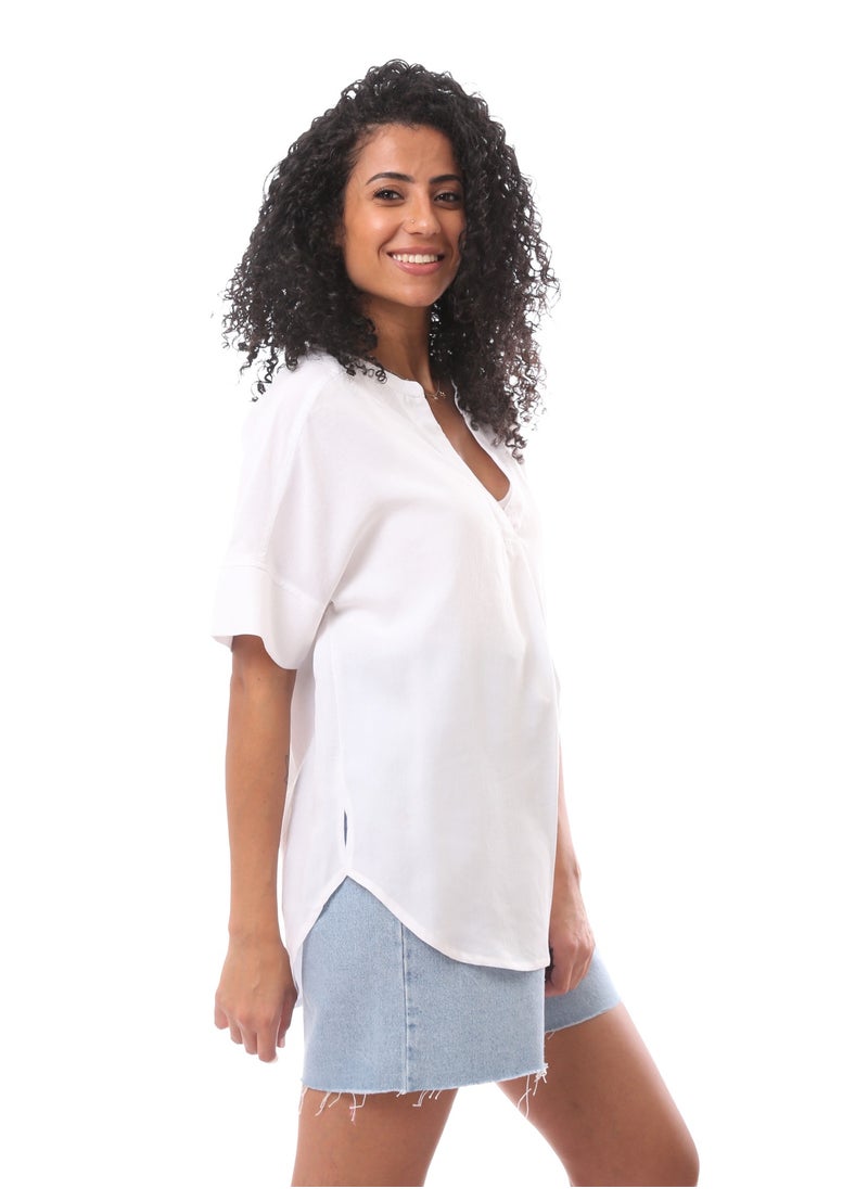 MERCH - Loose Blouse Half Sleeve Viscose - Image 1