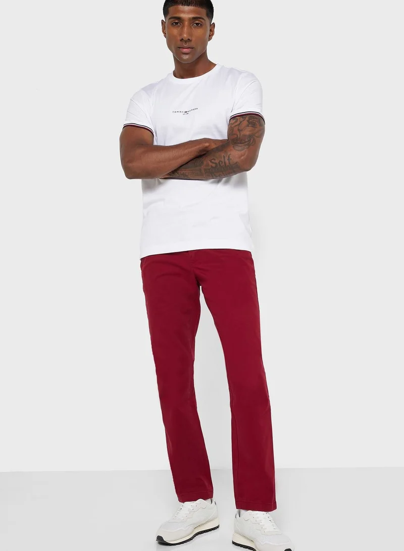 TOMMY HILFIGER Slim Jersey Tipped T-Shirt
