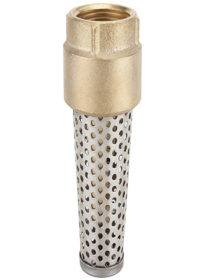 Star H2O PRO 1-1/2 Inch Brass Foot Valve for Well Jet Pumps, Maintains Pump Prime and Strainer Filters Out Debris - Model 148119 - Image 2