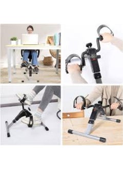 Generic Folding Mini LCD Exercise Bike Portable Arm Leg Resistance Cycle Pedal Exerciser  - Image 4
