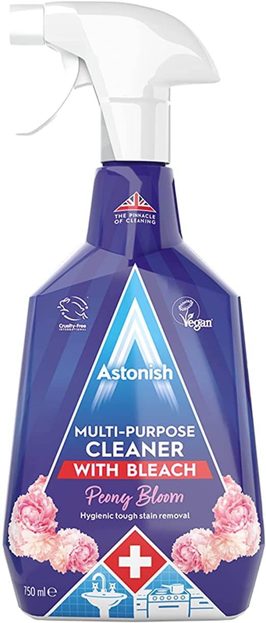 Astonish Stubborn Stain Removing Multi-Purpose Cleaner Spray with Bleach, 750ml | Vegan & Cruelty-Free - Image 1