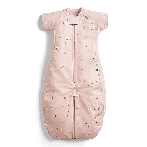 ergoPouch Sleep Suit Bag 10 TOG Baby Sleep Sack Wearable Blanket 2in1 Convertible Sack to Suit with Legs for Safe Movement Regulates Temperature Overnight Unisex 824 Months Daisies - Image 1