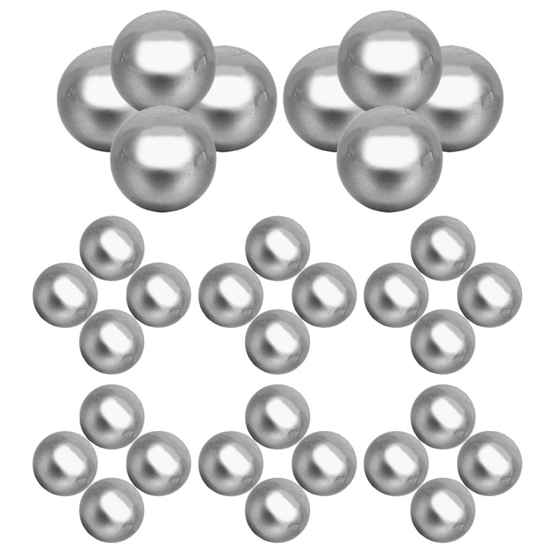 100pcs 15.87mm Steel Bearing : Stainless Steel Bearing High Precision Spheres For Diy Mechanical Parts Craft Projects - Image 1
