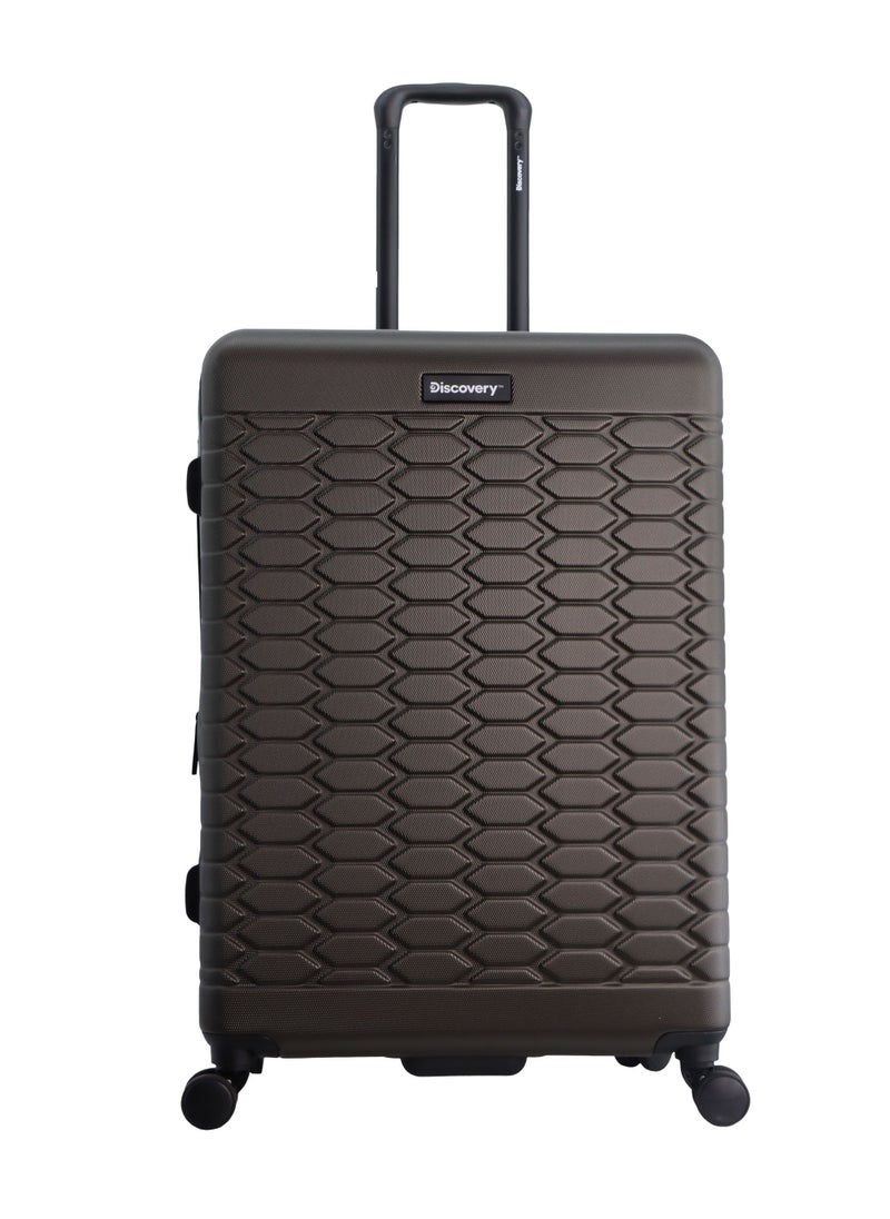 Discovery Reptile ABS Hardshell Large Check-In Luggage Khaki, Durable Lightweight Expandable Suitcase, 4 Double Wheel With TSA Lock Trolley Bag (28 Inch). - pzsku/Z85C49EFEBD0BF675B467Z/45/_/1720611892/dce1b6b2-ec5f-47a1-81a8-425b9d87be60