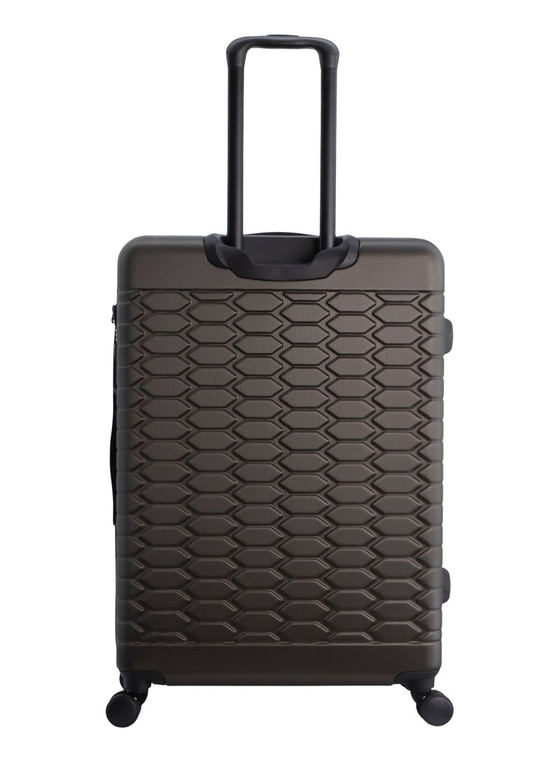 Discovery Reptile ABS Hardshell Large Check-In Luggage Khaki, Durable Lightweight Expandable Suitcase, 4 Double Wheel With TSA Lock Trolley Bag (28 Inch). - pzsku/Z85C49EFEBD0BF675B467Z/45/_/1720611973/a9c242ca-96d1-44dd-932e-54ec1cc99742