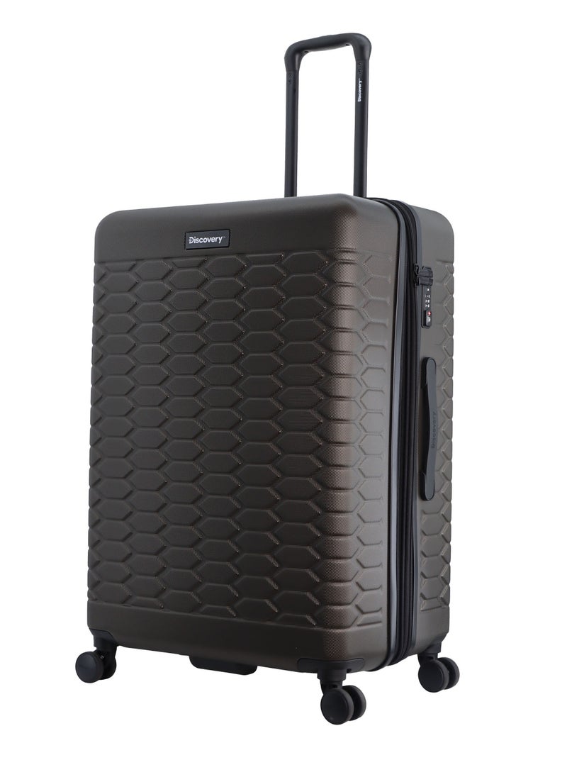 Discovery Reptile ABS Hardshell Large Check-In Luggage Khaki, Durable Lightweight Expandable Suitcase, 4 Double Wheel With TSA Lock Trolley Bag (28 Inch). - pzsku/Z85C49EFEBD0BF675B467Z/45/_/1720612104/dc115823-f6d4-4232-bea2-557064698b70