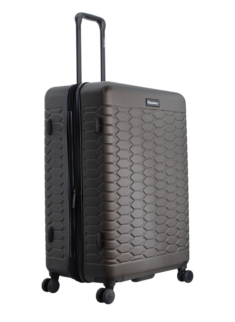 Discovery Reptile ABS Hardshell Large Check-In Luggage Khaki, Durable Lightweight Expandable Suitcase, 4 Double Wheel With TSA Lock Trolley Bag (28 Inch). - pzsku/Z85C49EFEBD0BF675B467Z/45/_/1720612275/31822225-8096-48f2-b088-d2e4266b3030