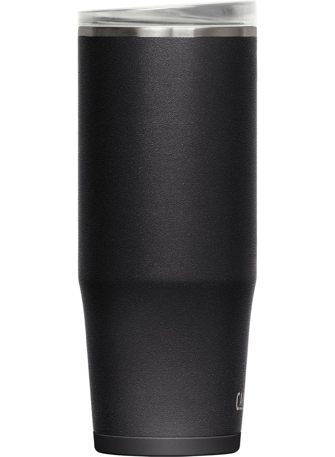 CAMELBAK كوب كاملباك ثرايف المقاوم للتسرب سعة 32 أونصة، فولاذ مقاوم للصدأ معزول - للسفر، القهوة، الشاي، المشروبات الساخنة - كوب مقاوم للتسرب متوافق مع حوامل الأكواب، أسود - Image 2