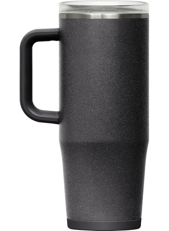 CAMELBAK كوب كاملباك ثرايف المقاوم للتسرب سعة 32 أونصة، فولاذ مقاوم للصدأ معزول - للسفر، القهوة، الشاي، المشروبات الساخنة - كوب مقاوم للتسرب متوافق مع حوامل الأكواب، أسود - Image 3