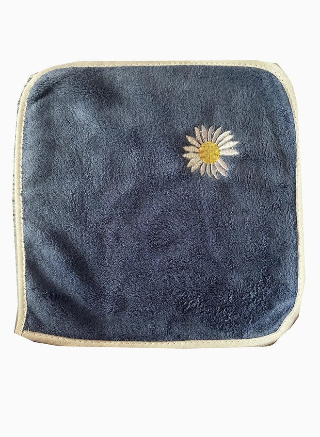 LaVichitra Cotton Attractive Super Soft Thick Towel Handkerchiefs Face Hanky, Face Towels, Napkin for Girls, Kids, Women Multicolor (25x25 cm, Pack of 4) - Image 3