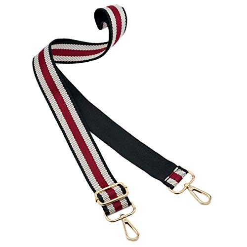 ZOOEASS Wide Shoulder Strap Adjustable Replacement Belt Guitar Style Crossbody Bag Handbag Strap Multicolor Canvas Straps(Wide:1.4in) (Color16) - Image 2