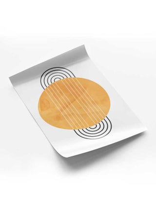 Poster Painting Art With Four Separate Pieces Of Double-Sided Stickers Contemporary Abstract Orange Circle For Home Bedroom Living Room And Office Decor - pzsku/Z85C5155A13EAB05A8A7FZ/45/_/1674392515/5cd9fbfc-c930-49eb-8e54-5341d43191c9