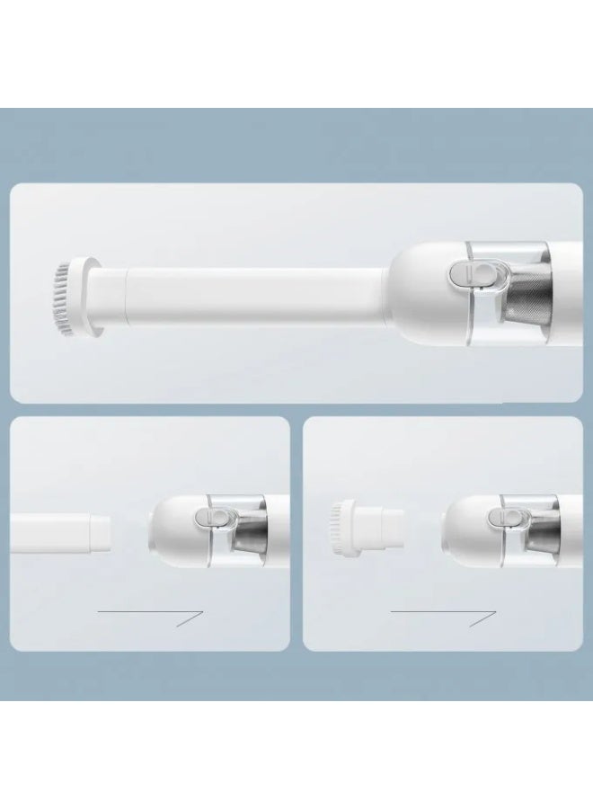 مكنسة كهربائية محمولة باليد | مكنسة كهربائية لاسلكية قابلة لإعادة الشحن مع فوهة قابلة للتعديل للتنظيف - Image 5