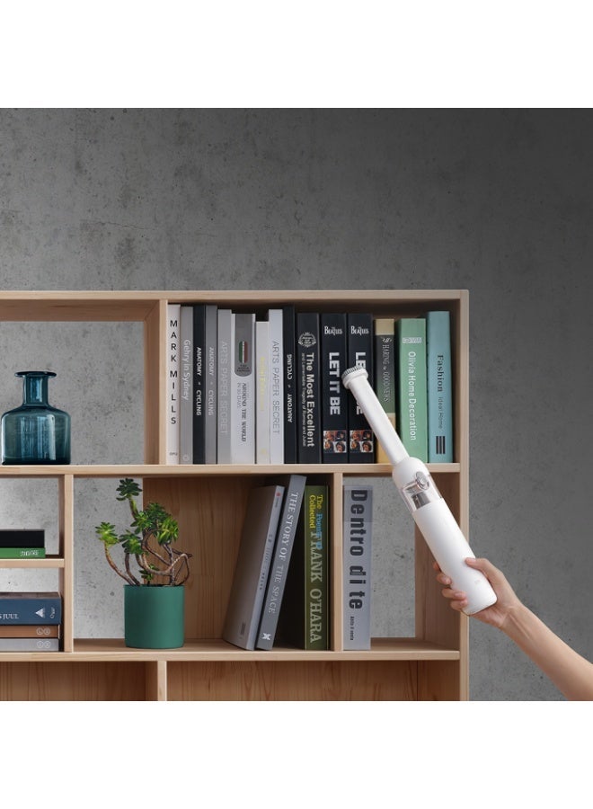 مكنسة كهربائية محمولة باليد | مكنسة كهربائية لاسلكية قابلة لإعادة الشحن مع فوهة قابلة للتعديل للتنظيف - Image 3