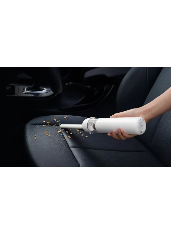 مكنسة كهربائية محمولة باليد | مكنسة كهربائية لاسلكية قابلة لإعادة الشحن مع فوهة قابلة للتعديل للتنظيف - Image 1