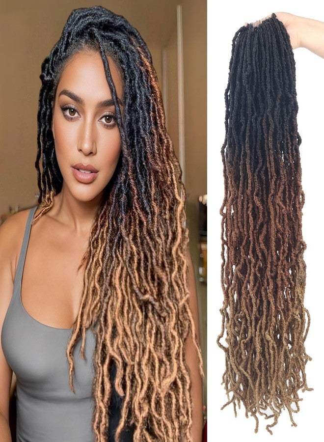 Vemet Soft Locs 30 Inch Synthetic 8 Packs Faux Locs Pre Looped Curly Wavy Crochet Hair For Hair Extensions - Image 1