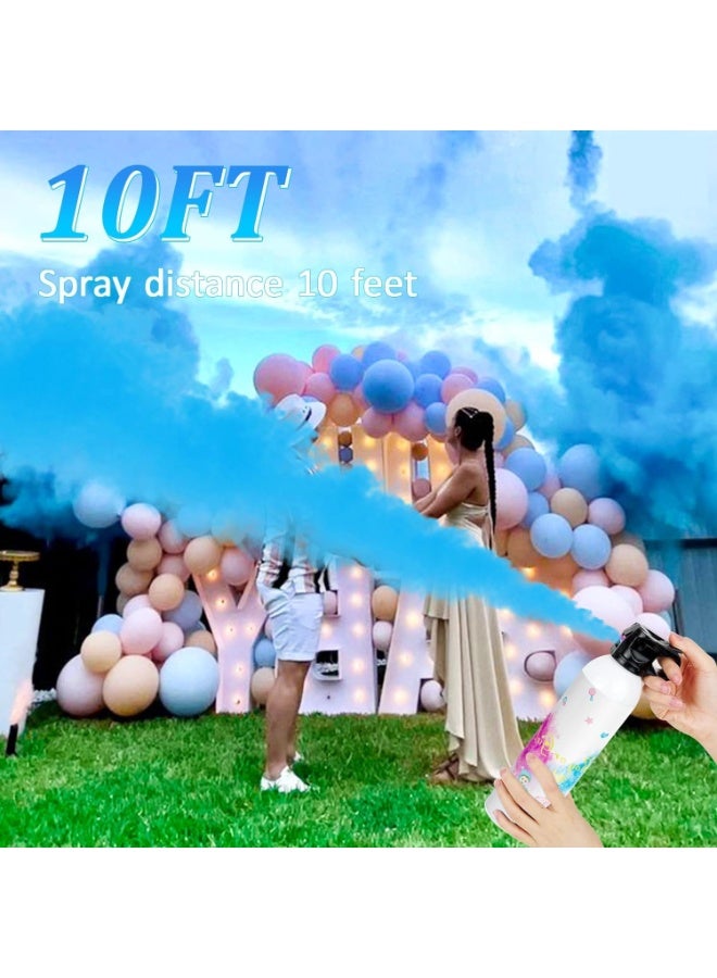 عبوة من 2 من أجهزة الكشف عن جنس المولود | حفل الكشف عن جنس المولود | فعاليات الحفلات (أزرق في أسطوانة بيضاء) - Image 5