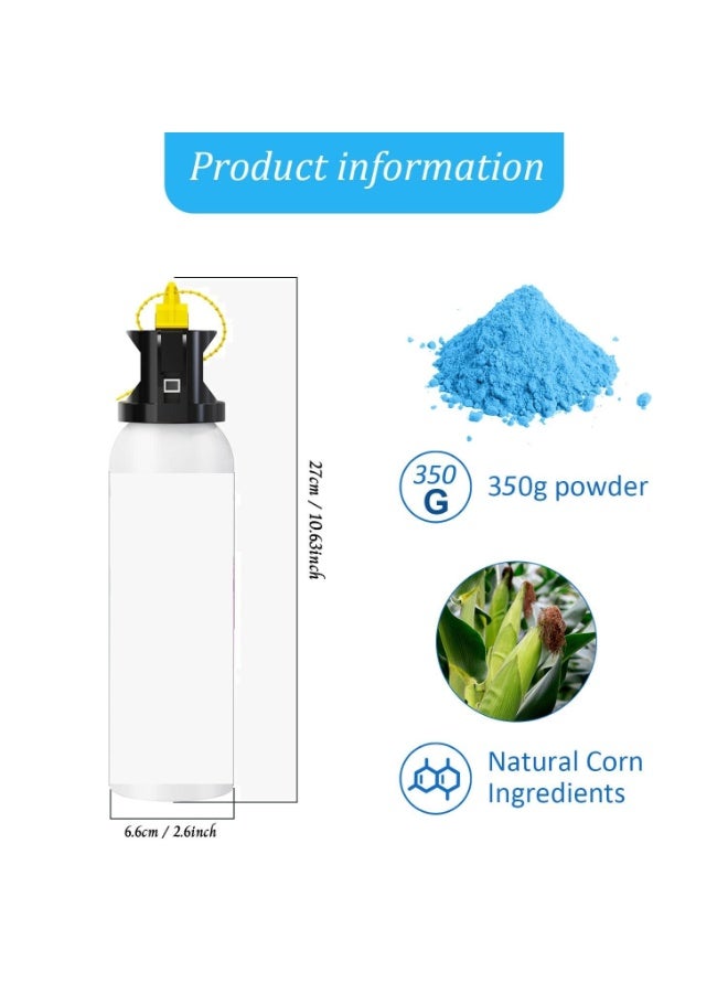 عبوة من 2 من أجهزة الكشف عن جنس المولود | حفل الكشف عن جنس المولود | فعاليات الحفلات (أزرق في أسطوانة بيضاء) - Image 3