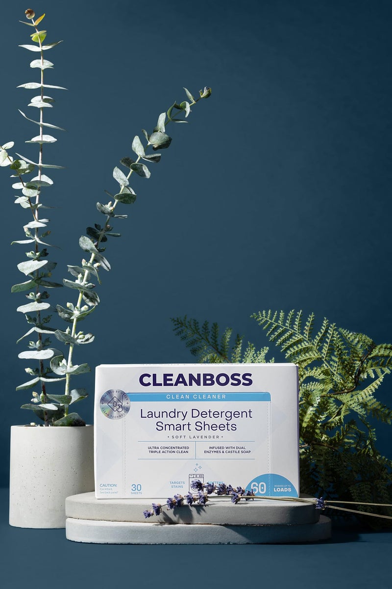 CleanBoss Laundry Detergent Smart Sheets - 30 Sheets - Image 3