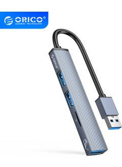3 Port USB 3.0 Multiplexer TF Micro SD Card Reader Hub Aluminum