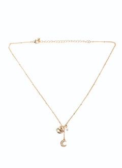 AMICA To the Moon & To Saturn - Drop Charm Pendant Necklace  - Image 1