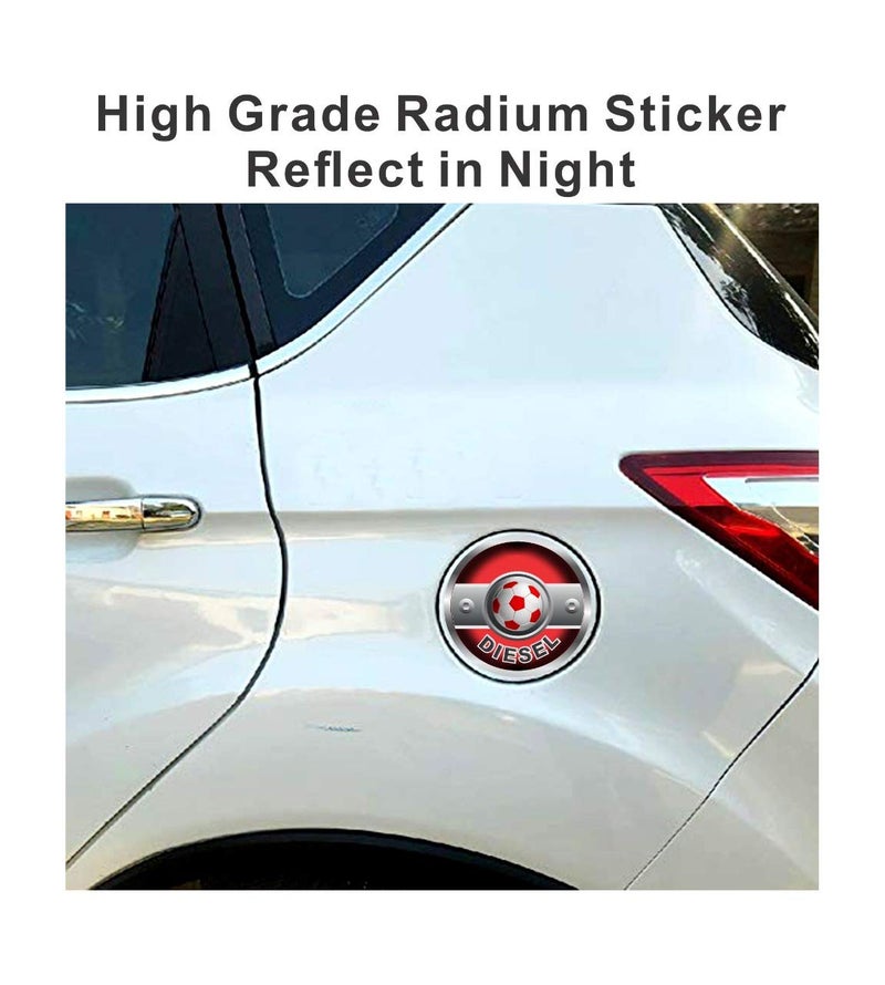 QUADA Diesel Sticker/Decals/Fuel Badge/Graphics for Universal car (New Diesel Football Sticker) - Image 2