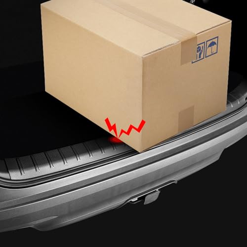 HOUCLEMIC Rear Trunk Bumper Protector for 2025 2024 Grand Highlander Accessories, Trunk Door Sill Protector for Toyota Grand Highlander Accessories 2024 2025, Carbon Fiber Pattern 2 PCs - Image 3