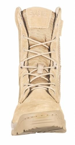 5.11 حذاء 5.11 تكتيكال للرجال A.T.A.C. 2.0 بارتفاع 8 بوصات – خفيف الوزن، قابل للتنفس، التحكم في الرائحة، الطراز 12417ABR، كايوتي، 13 متوسط - Image 4