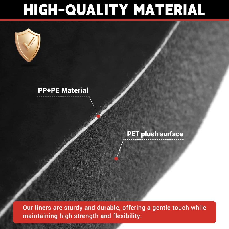 Utiiy Fit for 2021-2025 F150 Wheel Well Liner Rear Wheel Well Guards mud Flaps for 2024 Ford F150 Accessories (Not fit Raptor) - Image 4