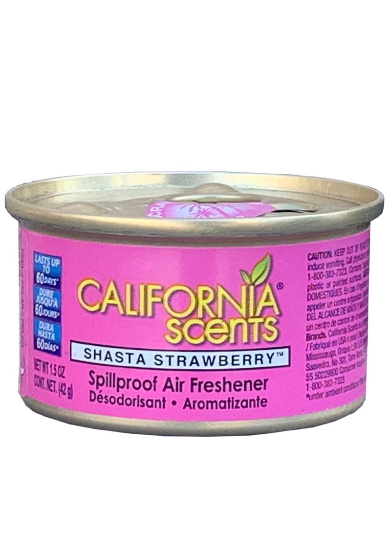 California Scents - معطر جو للسيارة 5 قطع شاستا فراولة - Image 1