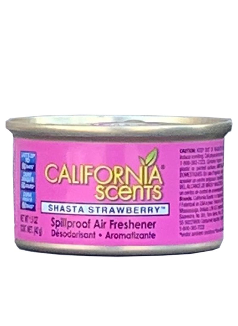 California Scents - معطر جو للسيارة 5 قطع شاستا فراولة - Image 1
