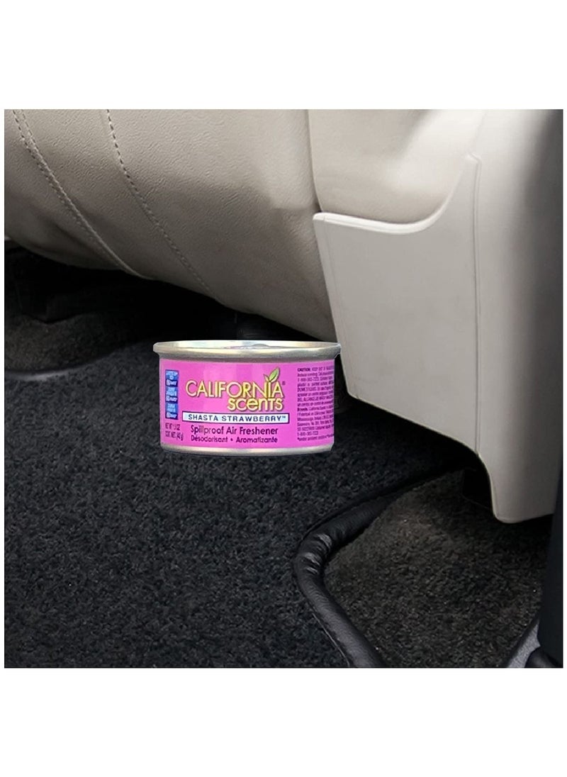 California Scents - معطر جو للسيارة 5 قطع شاستا فراولة - Image 1
