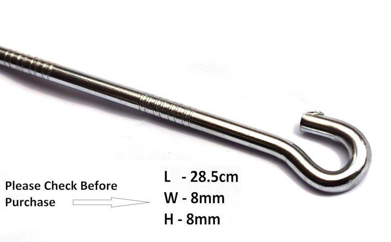 EVNCOM Swing Rod Metal Hanging Accessories Heavy Duty Multipurpose Use Rod for Swing Pack of 2 - Image 5