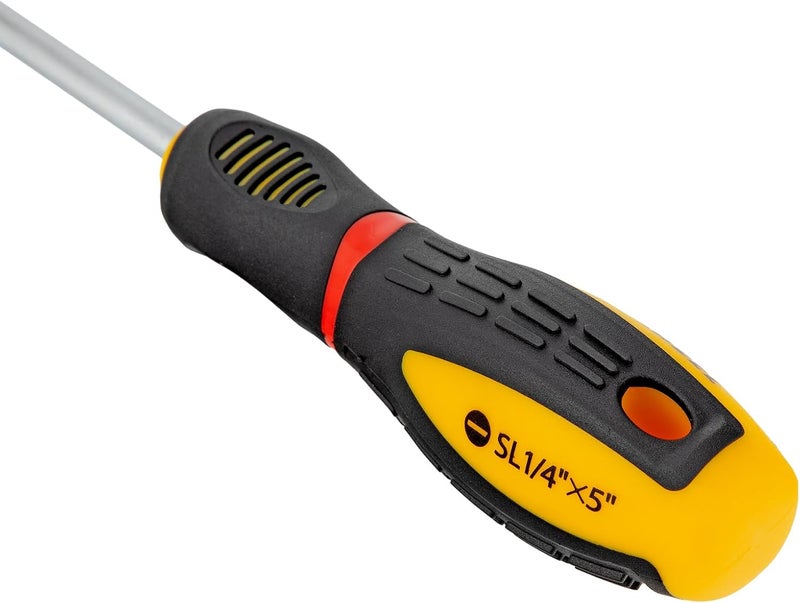 DENZEL Screwdriver Set 6 pcs – Chrome Vanadium Steel with Tri-Lobe Handle, Durable Hand Tools & Workshop Tool Set - Image 5