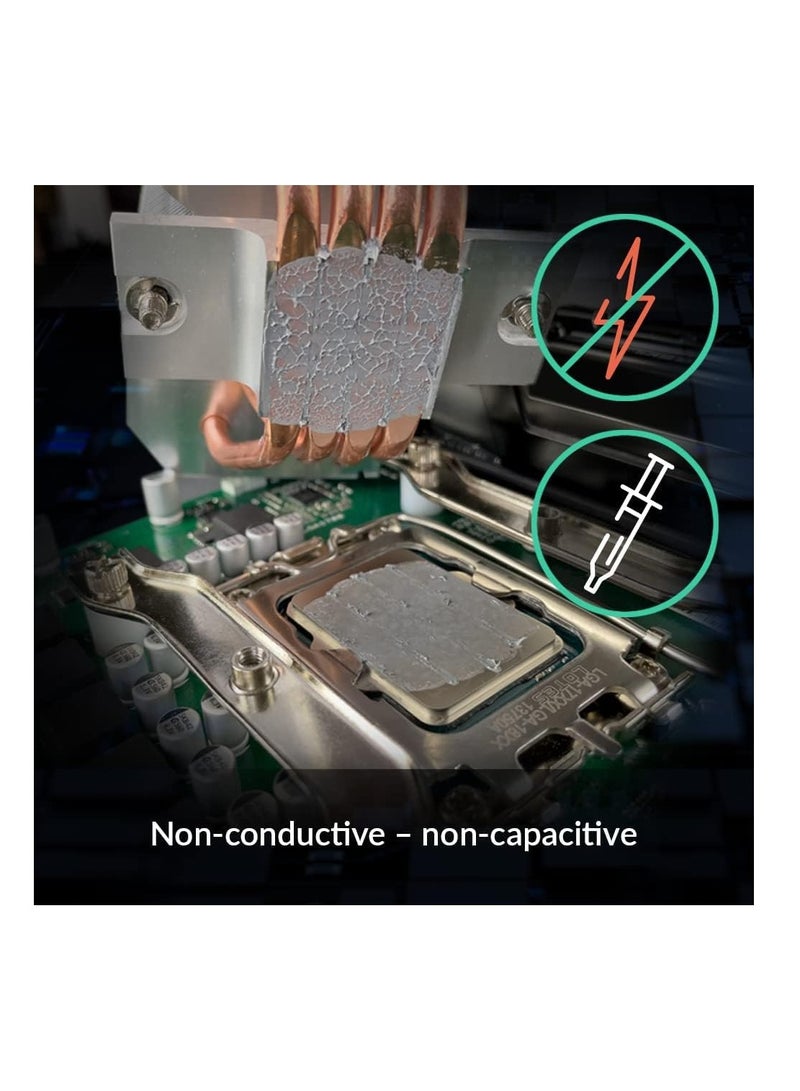 MX-6 (4 g) - Ultimate Performance Thermal Paste for CPU, Consoles, Graphics Cards, laptops, Very high Thermal Conductivity, Long Durability, Non-Conductive, CPU Thermal Paste - Image 4