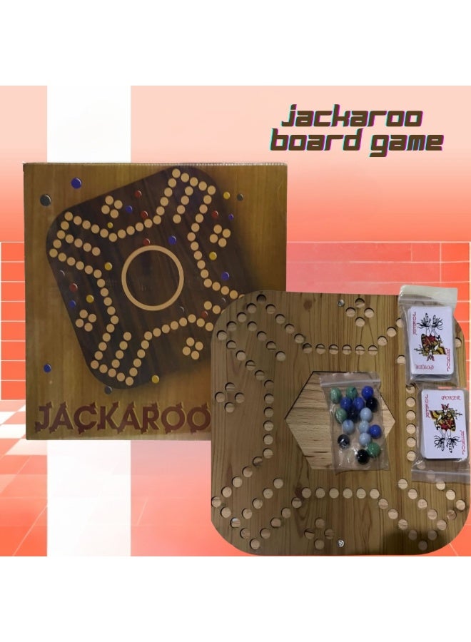 لعبة جاكارو الخشبية – لعبة استراتيجية جماعية ممتعة للأصدقاء والعائلة - Image 1