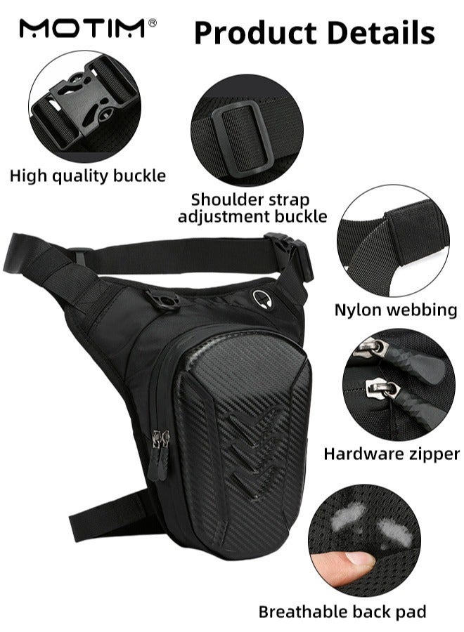 موتيم حقيبة خصر ركوب الدراجات للرجال ، حقيبة EVA صلبة مقاومة للماء ، حقيبة دراجة نارية خارجية ، حقيبة دراجة ، حقيبة حزام عصرية ، حقيبة كروس بودي - Image 3