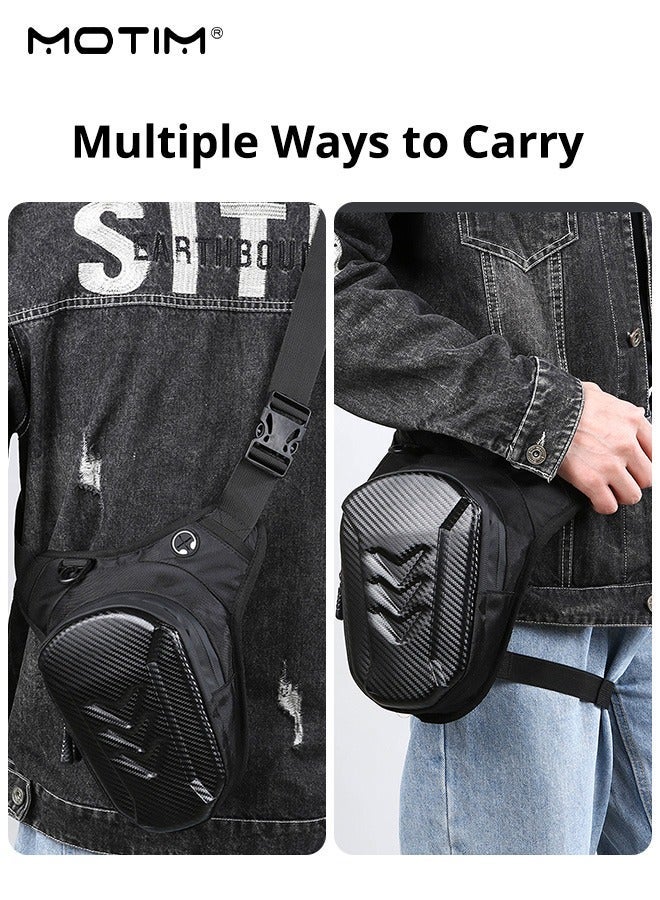 موتيم حقيبة خصر ركوب الدراجات للرجال ، حقيبة EVA صلبة مقاومة للماء ، حقيبة دراجة نارية خارجية ، حقيبة دراجة ، حقيبة حزام عصرية ، حقيبة كروس بودي - Image 4