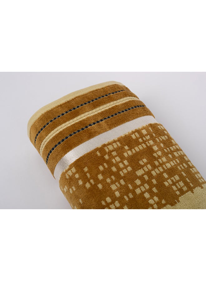 White Rose Towel PIXEL S - 500 GSM - 100% Cotton Velour - Bath Sheet 80x160 cm -MultiColour - Modern Stripe Design - Luxury Touch - Extra Absorbent - Image 2