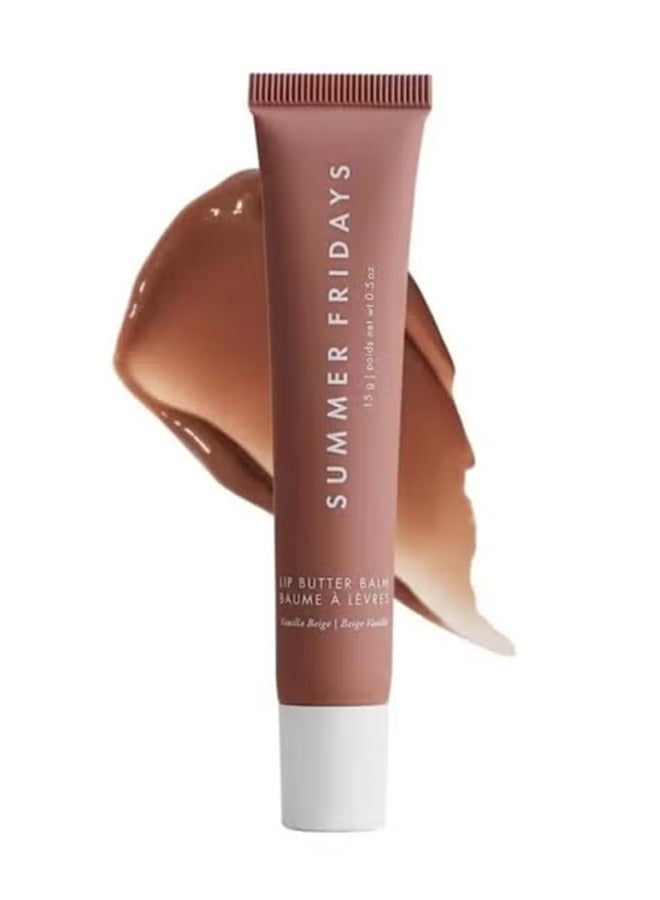 SUMMER FRIDAYS Lip Balm, Moisturizing Natural Lip Balm, Moisturizes And Brightened, Contains Shea Butter, Lip Care For Dry Lips (Vanilla Beige) - Image 1