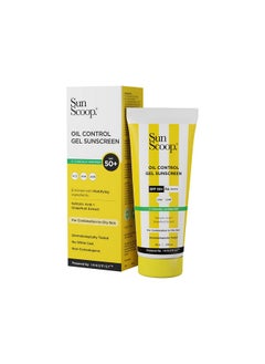 SunScoop Oil-Control Gel Sunscreen | Spf 50+, Pa++++ | Mineral Oil & Petroleum Free | Controls Excess Oil | Unclogs Pores | Anti-Ageing | Lightweight | 45 G  - Image 1