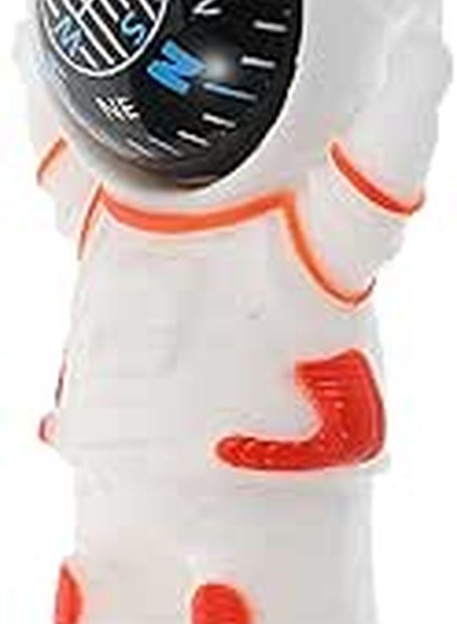 Orange Astronaut Car Compass Dashboard Mount Portable Navigation Tool Vehicle Decor - Image 1