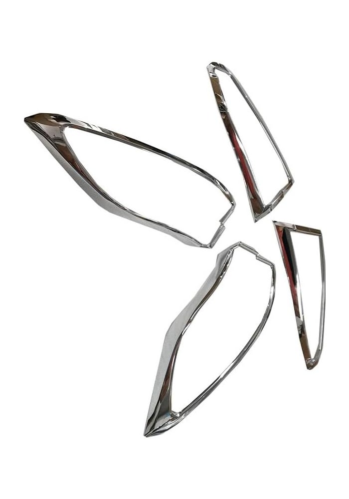 ABS Chrome Rear Tail Light Lamp Cover Trim for Toyota Corolla CROSS 2020 - Image 4