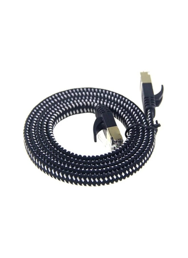 Generic Eight Types Of Woven Network Cable Finished Products 10 Gigabit Shielded Pure Copper Network Cable Indoor Home Computer Router Cable-Line Length:30m  - Image 5
