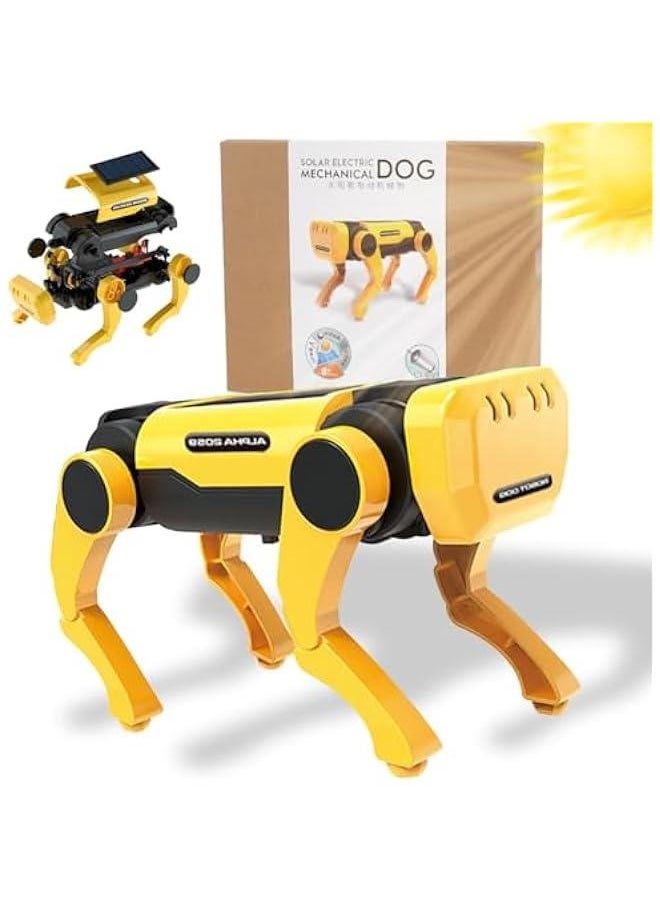 Robot Dog Toys - Solar Robot Toys for Kids Ages 8-12,Science Educational Toys Science Toys Robotics Toys,DIY Learning Educational Robot Toy Birthday Gift for Kids Boys Girls  - Image 1